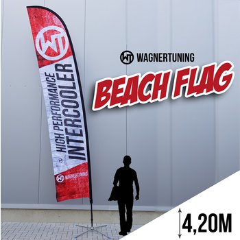 Beachflag Set 4,20m